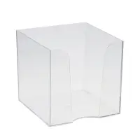 Подставка для бумажного блока 90&times;90&times;90 мм &laquo;Доступный офис&raquo; Calligrata, прозрачная