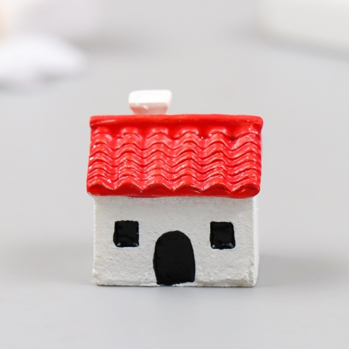 Фигурка для флорариума полистоун  Фигурка для флорариума полистоун "Одноэтажный домик" 2,5х1,8х2,5 см