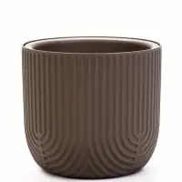 Кашпо со вставкой 1,9 л d18 см h16,5 см РАМОНА серый