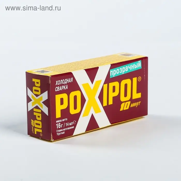 Клей-холодная сварка Poxipol прозрачный, 14 мл Клей-холодная сварка Poxipol прозрачный, 14 мл