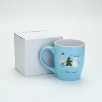 Кружка керамическая новогодняя «С новым годом!», 690 мл Кружка керамическая новогодняя «С новым годом!», 690 мл