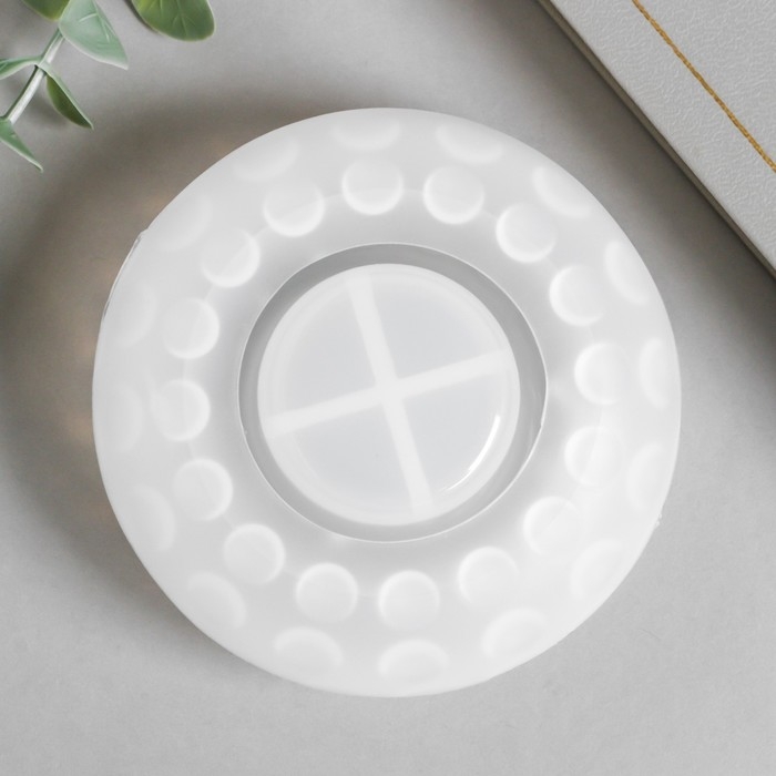 Молд силикон Молд силикон "Подсвечник эллипсоид с кругами" 8,8х8,8х8,8 см