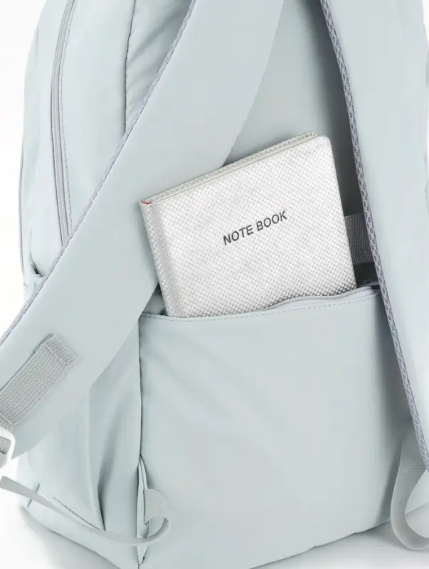 Рюкзак школьный &laquo;Зайчик&raquo;, однотонный, для девочки, 31&times;13&times;48 см, голубой