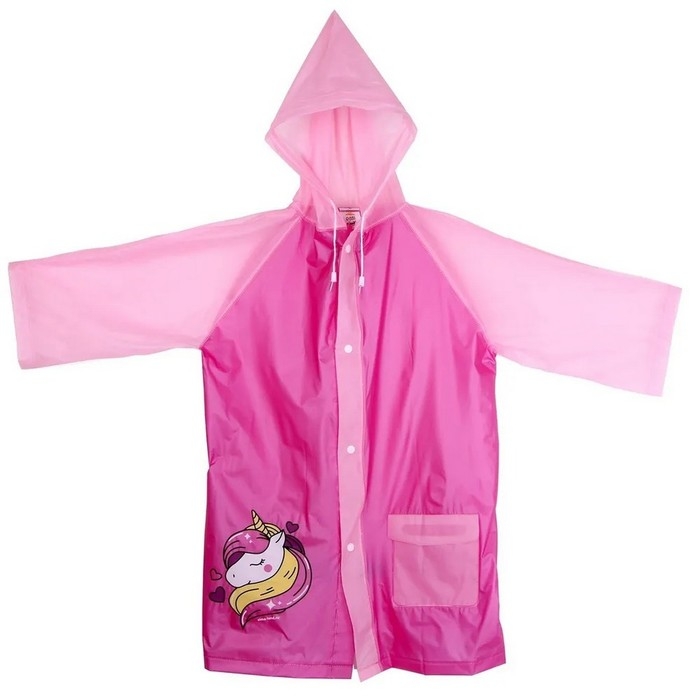 Дождевик детский «Милая единорожка», размер S (100-110 см) Дождевик детский «Милая единорожка», размер S (100-110 см)