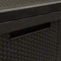 Сундук садовый &laquo;Ротанг - плюс&raquo;, 148&times;54&times;54 см, мокко