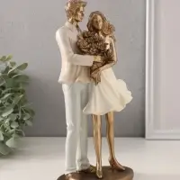 Фигурка полистоун &laquo;Букет для любимой&raquo;, 12.5&times;7.5&times;25.5 см