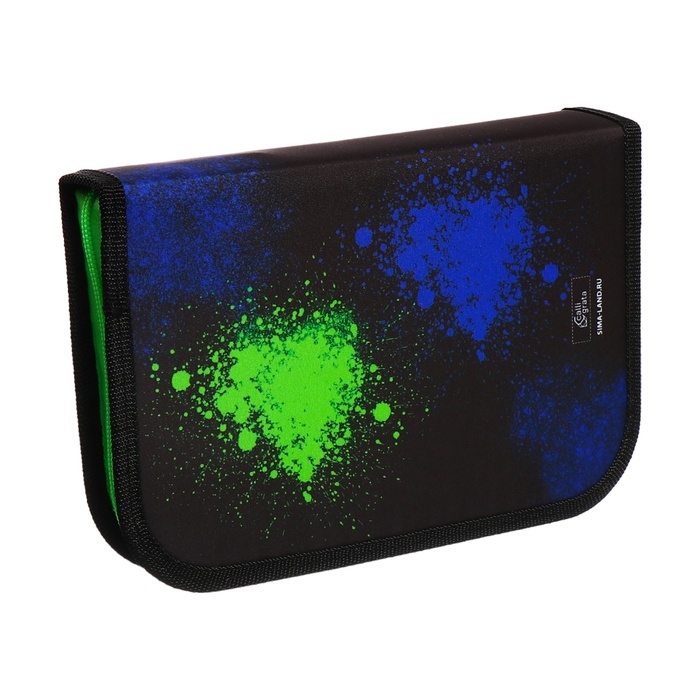 Пенал 1 секция 140 х 210 х 40 мм, откидной карман и косметичка, тканевый, Calligrata TOP Content Пенал 1 секция 140 х 210 х 40 мм, откидной карман и косметичка, тканевый, Calligrata TOP Content "Гейм"