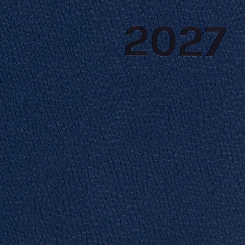 Ежедневник датированный 2027 ИМИДЖ Attache А5 168л,138x213,иск.кож,тем-син
