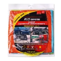 16 Набор салфеток экономичный для полировки и очистки AVS MF-6122 (микроф.- 6шт, 25х25см)