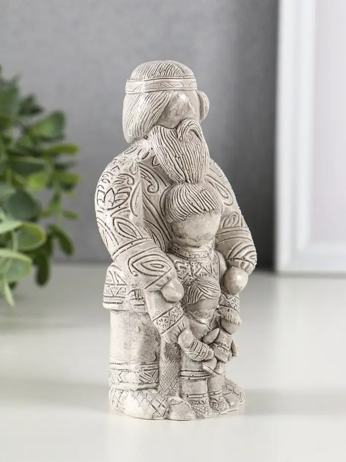 Фигура гипс "Опора рода 2" 13х7 см, под камень Фигура гипс "Опора рода 2" 13х7 см, под камень