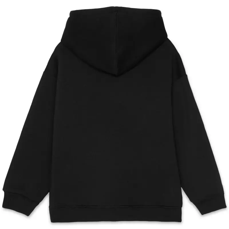 Худи детское оверсайз Junipero, черное, 6 лет Худи детское оверсайз Junipero, черное, 6 лет