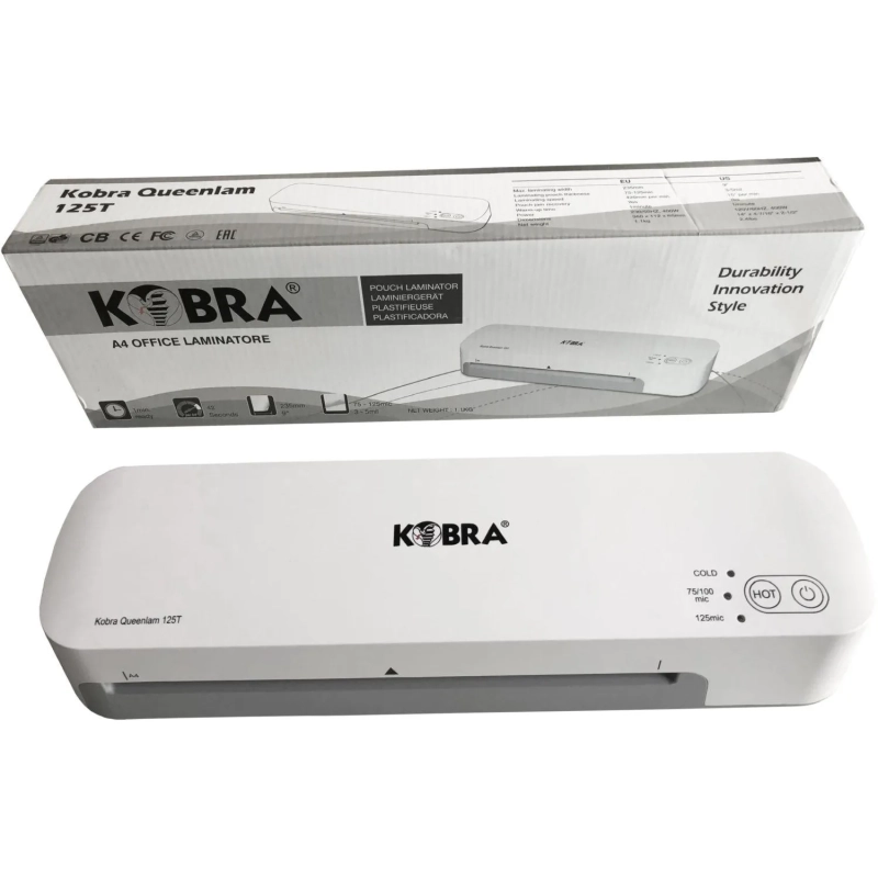 Ламинатор Kobra Queenlam 125 T A4, 75-125 мкм
