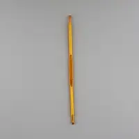 Крючок для вязания, двусторонний, d=3/4 мм, 13 см, цвет золотой