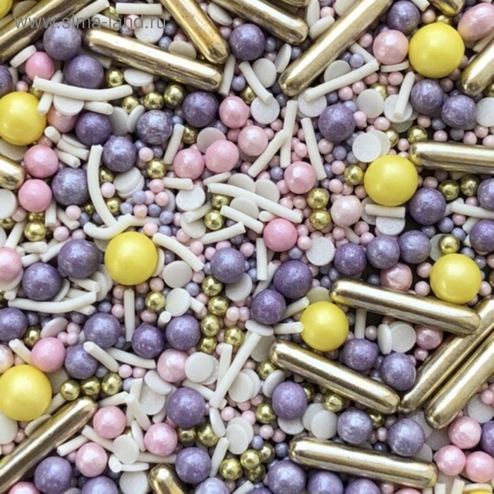 Посыпка кондитерская MIXIE «Влюблённая фиалка», 50 г Посыпка кондитерская MIXIE «Влюблённая фиалка», 50 г