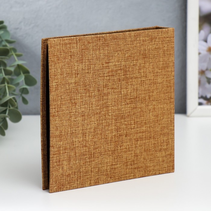 Фотоальбом для фото мини камер 100 фото 13,2х8,5 см Фотоальбом для фото мини камер 100 фото 13,2х8,5 см "Рыжий" текстиль 3х15х14,5 см