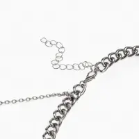 Бодичейн через плечо &laquo;Цепочка&raquo;, серебристый