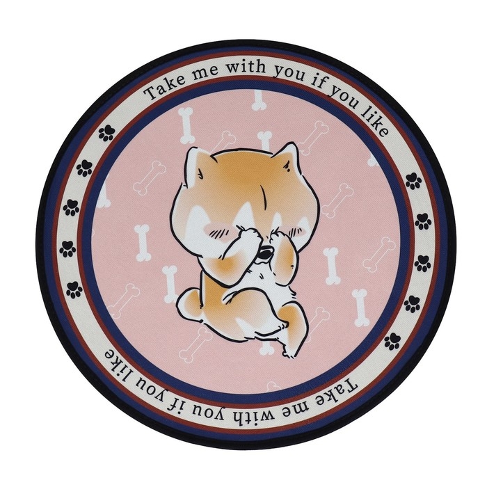 Коврик для животных, EVA+полиэстер, d=60 см. розовый Коврик для животных, EVA+полиэстер, d=60 см. розовый