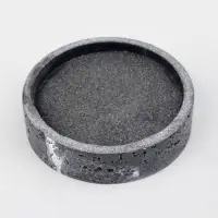 Набор для ванной "Мрамор" 3 предмета (дозатор для мыла, стакан, мыльница), цвет черный