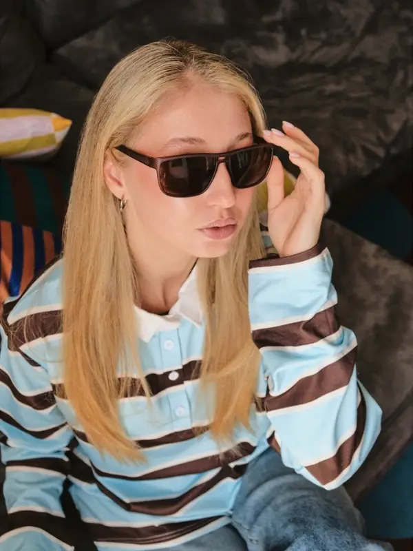 Очки солнцезащитные OneSun, поляризационные, UV 358, 4.5&times;14.5 см, флекс-дужки