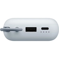 Внешний аккумулятор Xiaomi 10000mAh (встр. каб) Ледяной синий GL BHR9073GL