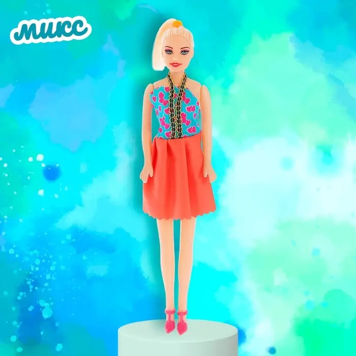 Кукла-модель «Оленька» в вечернем платье, МИКС Кукла-модель «Оленька» в вечернем платье, МИКС
