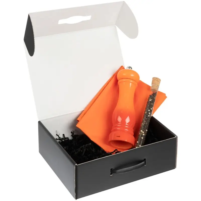 Набор Gambit с мельницей и фартуком, оранжевый Набор Gambit с мельницей и фартуком, оранжевый