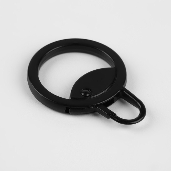 Пуллер для молнии, металлический, 3,8 × 2,8 см, 5 шт, цвет чёрный