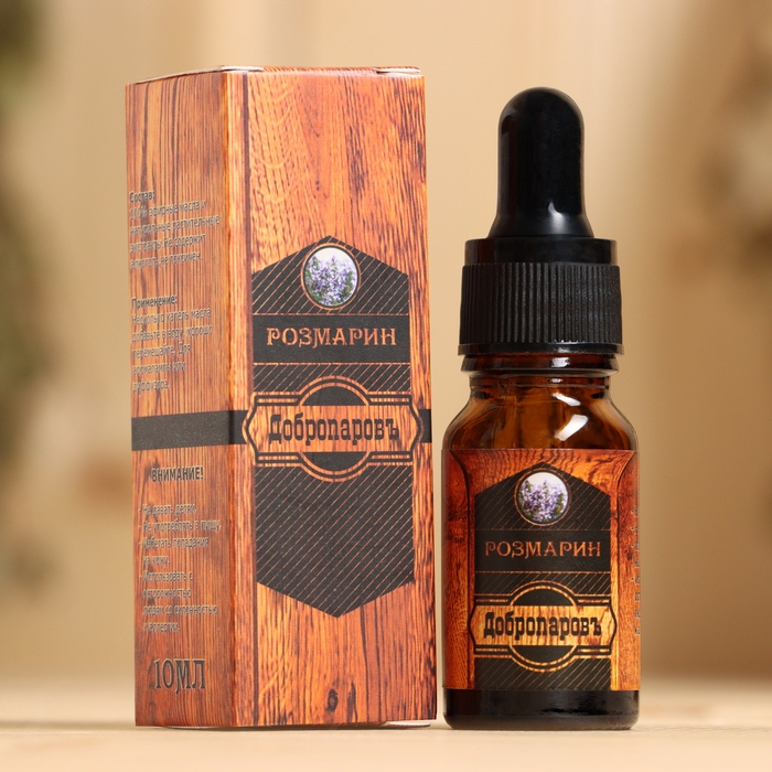Эфирное масло Эфирное масло "Розмарин", удобный дозатор, 10мл, "Добропаровъ"