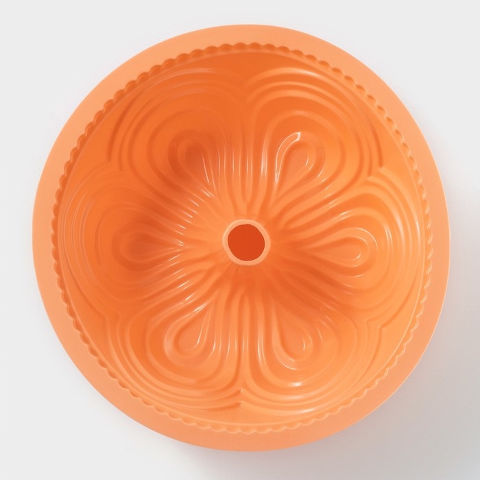 Форма для выпечки Доляна «Немецкий кекс. Торжество», силикон, d=25 см, цвет МИКС Форма для выпечки Доляна «Немецкий кекс. Торжество», силикон, d=25 см, цвет МИКС