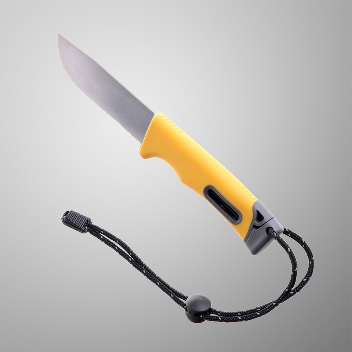 Нож тактический Нож тактический "Альфа" 21см, клинок 98мм/2,2мм, с огнивом, микс