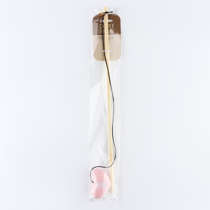 Дразнилка «Сердце» с игрушкой, розовая Дразнилка «Сердце» с игрушкой, розовая