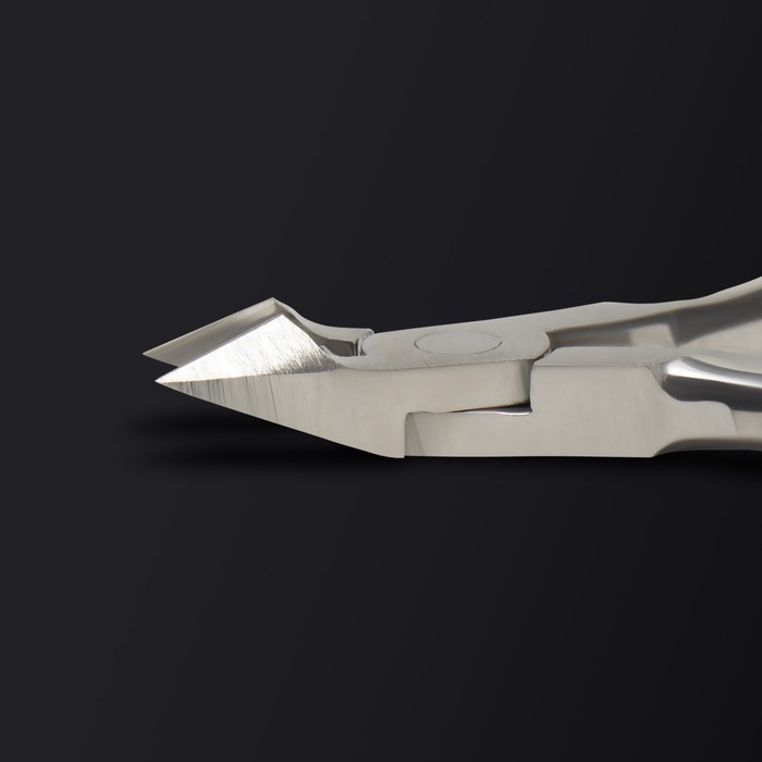 Кусачки маникюрные для кутикулы «Premium», двойная пружина, 10 см, длина лезвия - 8 мм, на блистере, цвет серебристый