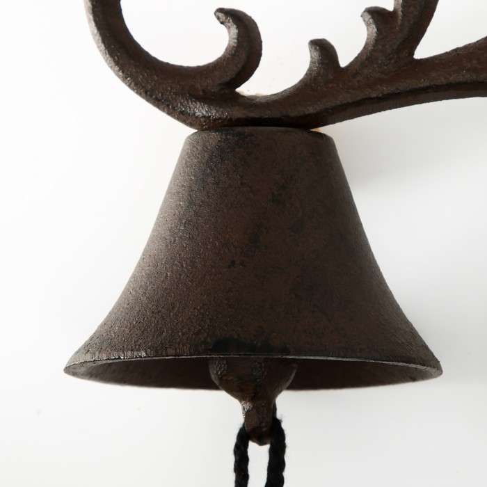 Колокол сувенирный чугун  Колокол сувенирный чугун "Растительный узор" 21х10х20 см