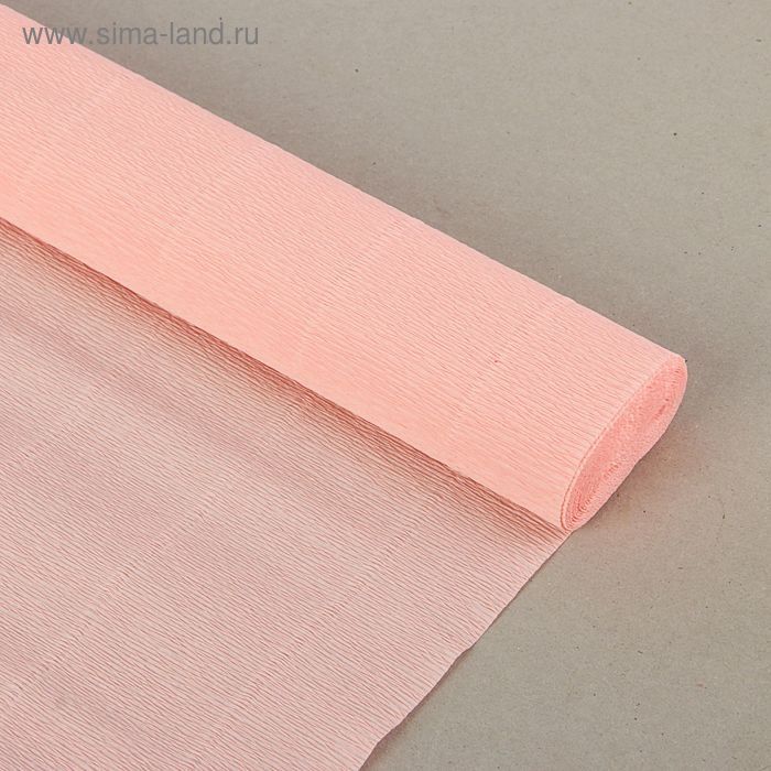 Бумага гофрированная, 948  Бумага гофрированная, 948 "Бледно-розовая (камелия)", 50 см х 2,5 м