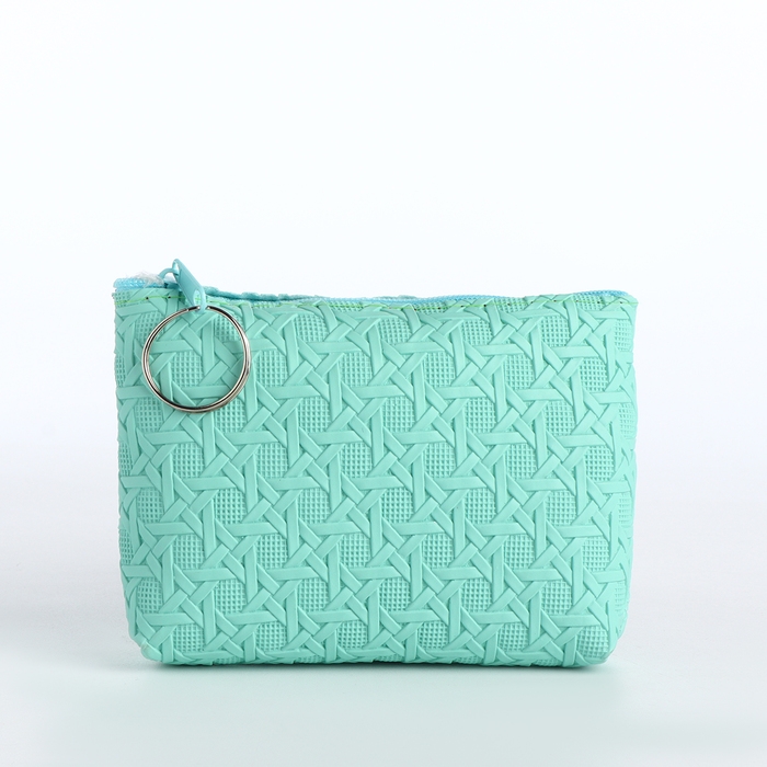 Кошелёк женский на молнии, цвет зелёный Кошелёк женский на молнии, цвет зелёный