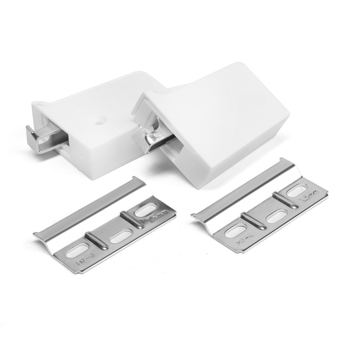 Навес мебельный для подвешивания кухон. шкафов “P01“, цвет белый, нагр.100 кг. на пару, набор 2 шт