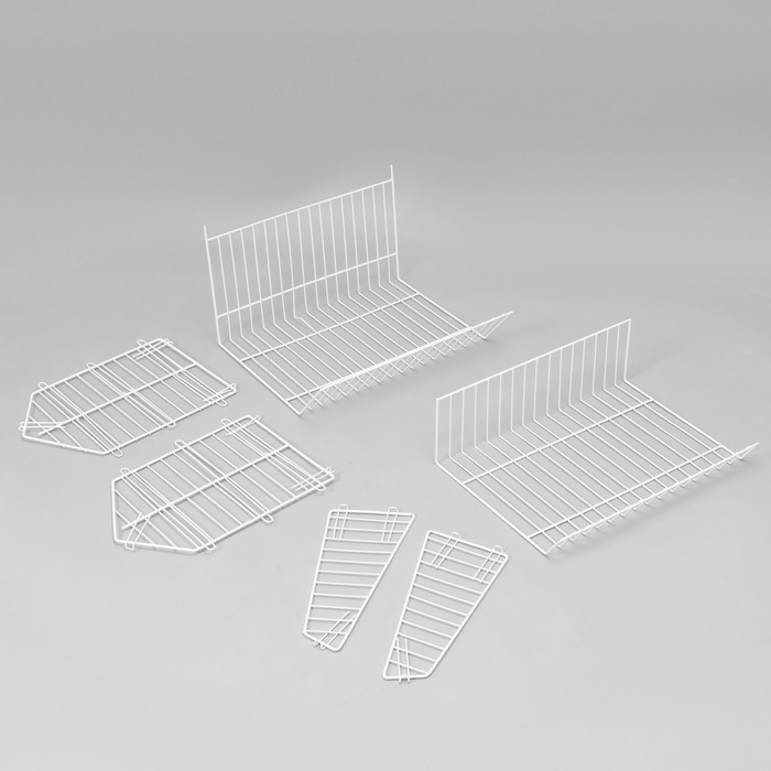 Накопитель разборный на колесах, 5 корзин, 50×43×147, цвет белый Накопитель разборный на колесах, 5 корзин, 50×43×147, цвет белый