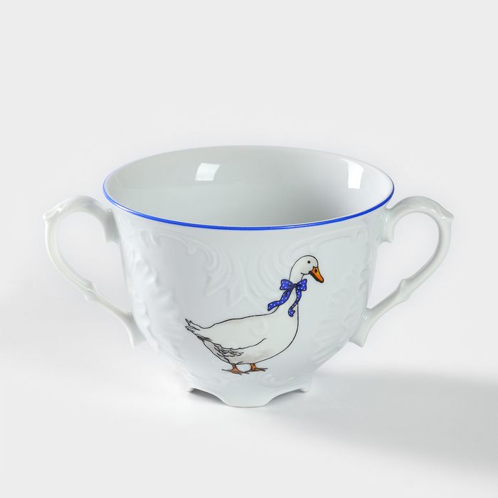 Бульонница «Рококо. Гуси», 330 мл, МИКС Бульонница «Рококо. Гуси», 330 мл, МИКС