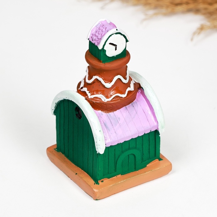 Фигурка  Фигурка "Домик ратуша" 4,5х4,5х8,5см