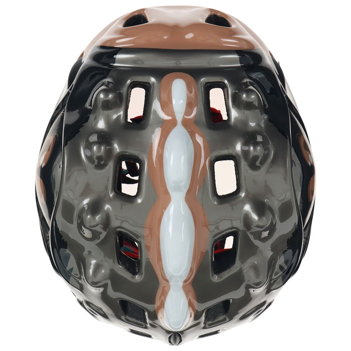 Шлем велосипедиста детский, р. 51-55 см, цвет чёрный Шлем велосипедиста детский, р. 51-55 см, цвет чёрный