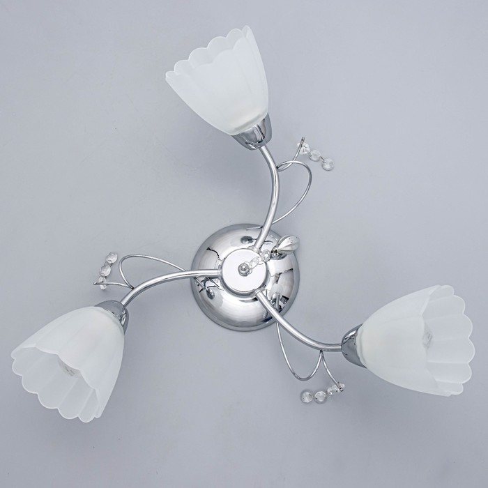 Люстра Люстра "Адель" 3x40Вт E27 хром 48х46х17 см