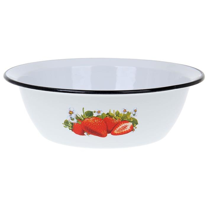 Миска эмалированная, 3,5 л, d=28 см, цвет МИКС Миска эмалированная, 3,5 л, d=28 см, цвет МИКС