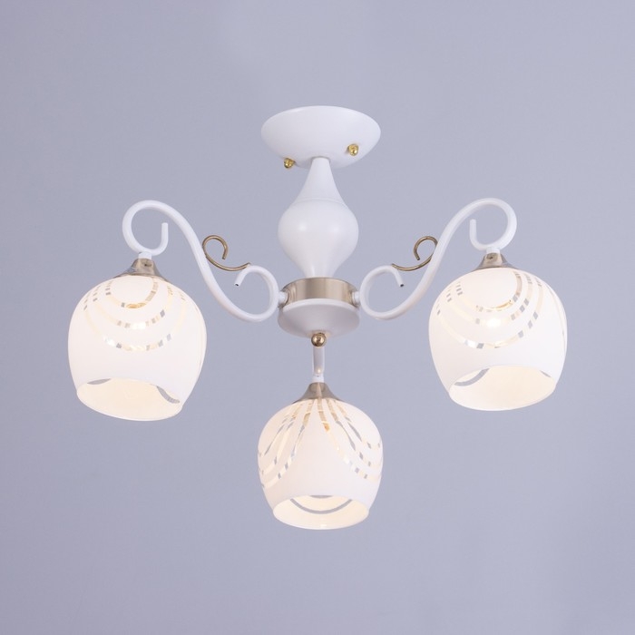 Люстра Люстра "Люси" 3х60Вт Е27 Античная бронза 60х60х29см