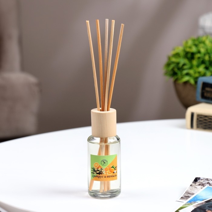 Диффузор ароматический  Диффузор ароматический "Модерн", 50 мл, цитрус и ваниль, "Богатство Аромата"