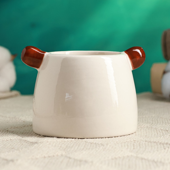 Кашпо  Кашпо "Милый мишка" 9х9х6см