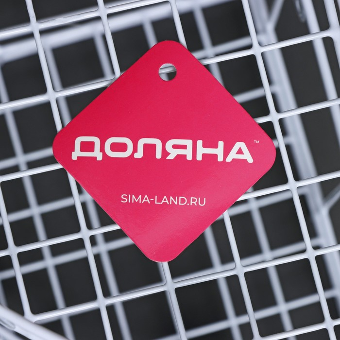 Полка угловая двухъярусная Доляна, 20×20×33 см, цвет белый Полка угловая двухъярусная Доляна, 20×20×33 см, цвет белый