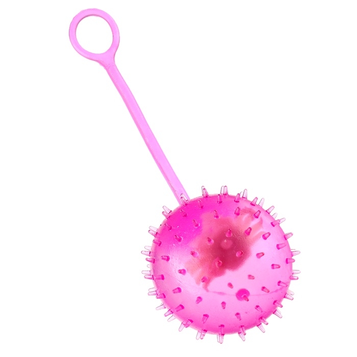 Мялка с веревкой и кольцом (внутри живность), МИКС Мялка с веревкой и кольцом (внутри живность), МИКС