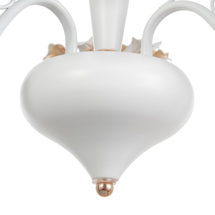 Люстра Люстра "Лиолет" 3хЕ14 40Вт бело-золотой 56х70х56 см BayerLux