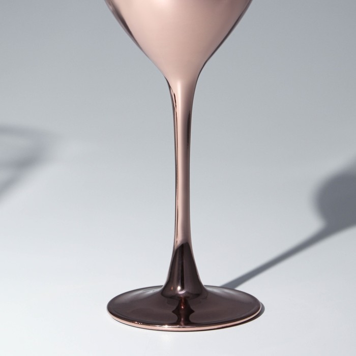 Набор стеклянных бокалов для вина «Электрическая медь», 270 мл, 4 шт Набор стеклянных бокалов для вина «Электрическая медь», 270 мл, 4 шт