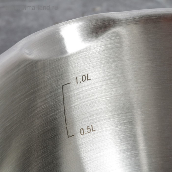 Ковш «Аврора», 1,6 л, d=16 см, капсульное дно, стеклянная крышка, индукция Ковш «Аврора», 1,6 л, d=16 см, капсульное дно, стеклянная крышка, индукция